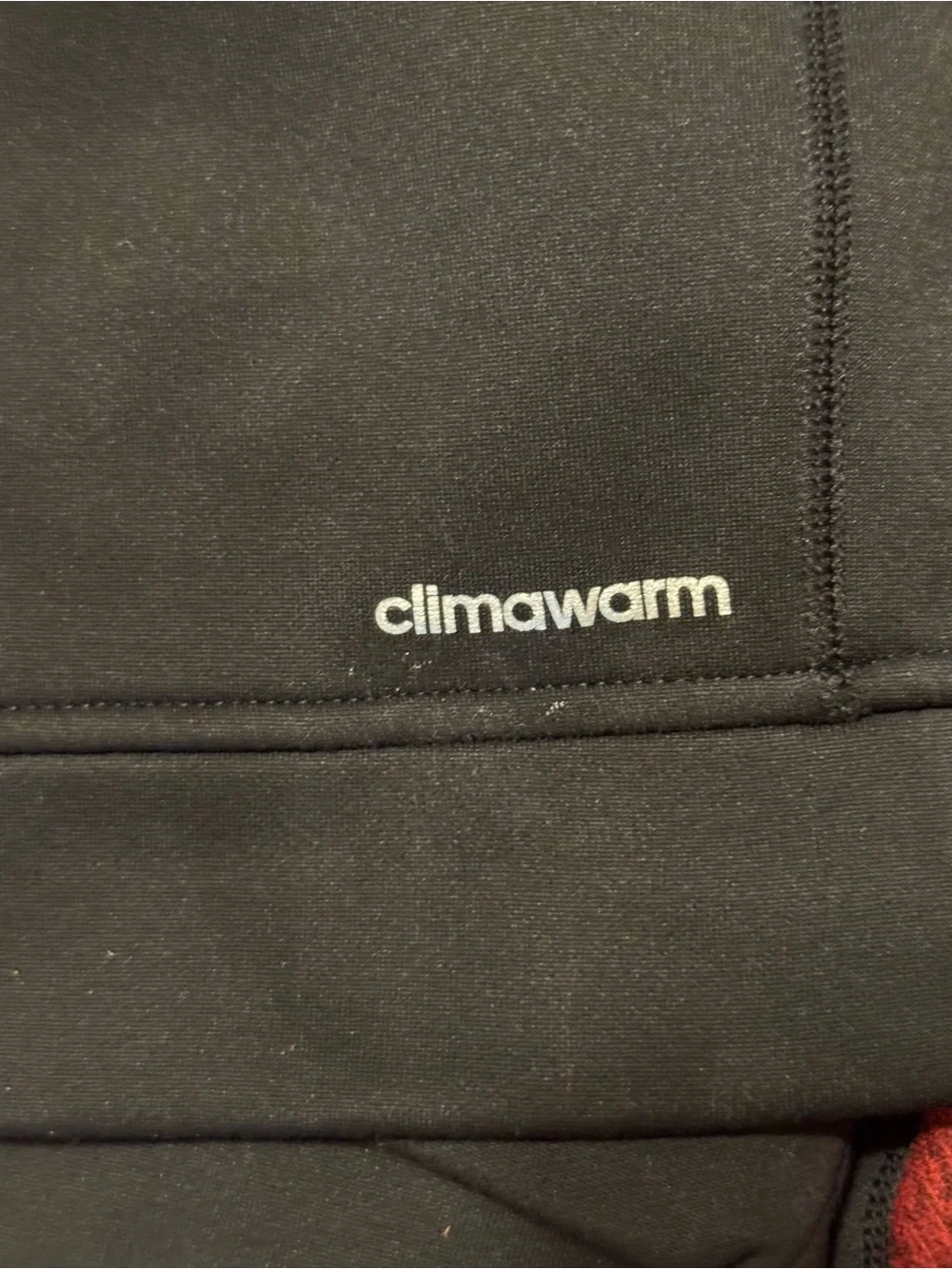 Adidas Sz L Red/Black Climawarm Hoodie VGUC😊😊
